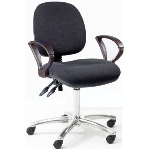 Chrome Ergonomic Office Chair