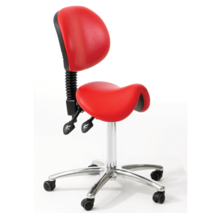 Saddle Seat with Backrest
